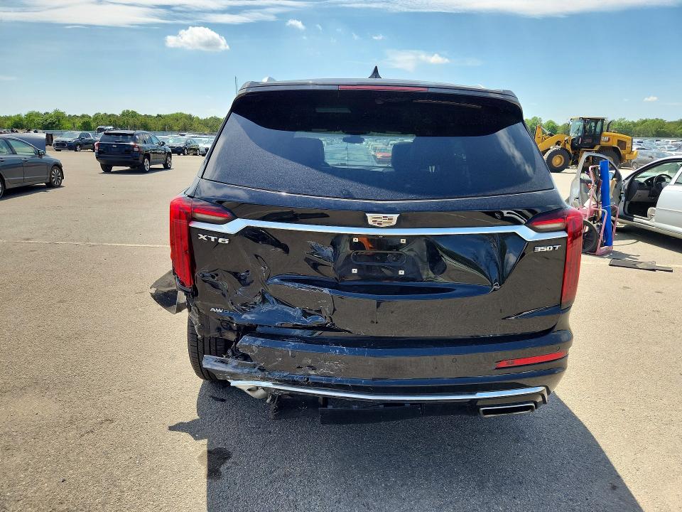 2024 Cadillac VIN 1GYKPBR41RZ727253 COPART salvage auction — REAR END, Ny - Mv-907A Salvage Certificate, sold $10,400 on 2026-07-13 (photo 6)