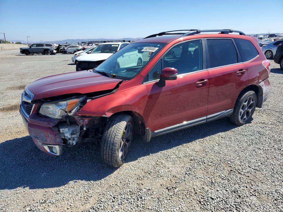 2016 Subaru VIN JF2SJGVC9GH554104 COPART salvage auction — FRONT END, Ca - Salvage Certificate, sold $2,400 on 2026-07-17 (photo 1)