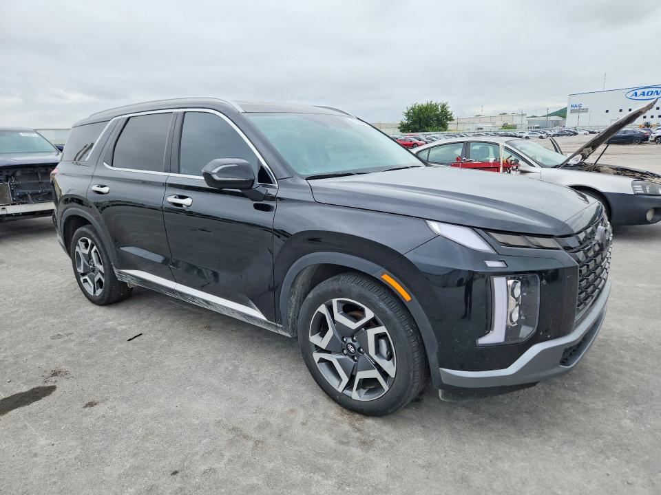 2025 Hyundai VIN KM8R44GE2SU908686 COPART salvage auction — HAIL, OK - CERT OF TITLE-SALVAGE, sold $6,200 on 2026-07-29 (photo 4)