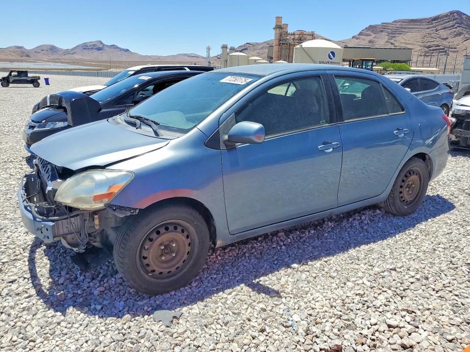 2012 Toyota Yaris VIN JTDBT4K37CL022188 COPART salvage auction — FRONT END, Az - Certificate Of Title, sold $2,100 on 2026-07-19 (photo 1)