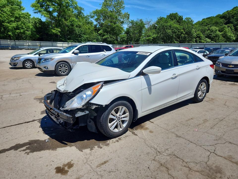 2013 Hyundai Sonata VIN 5NPEB4AC7DH658262 COPART salvage auction — FRONT END, PA - CERTIFICATE OF SALVAGE, sold $450 on 2026-07-02 (photo 1)