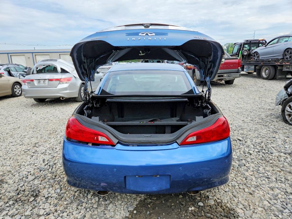 2011 Infiniti G37 VIN JN1CV6FE1BM950841 COPART salvage auction — REAR END, Ma - Cert Of Title-Reconstrctd Coll, sold $1,650 on 2026-07-30 (photo 6)