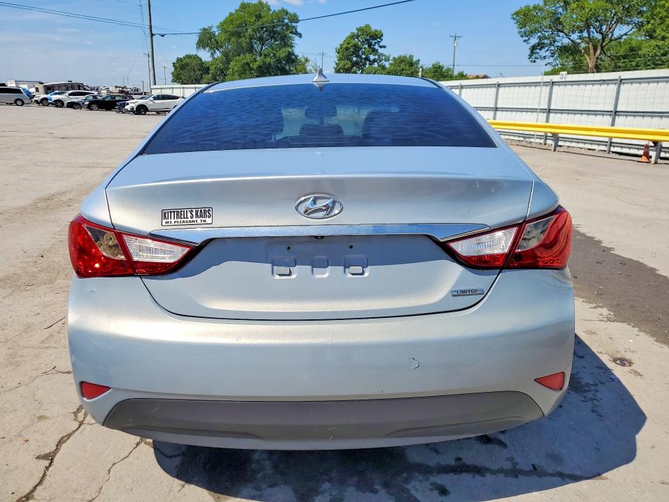 2014 Hyundai Sonata VIN 5NPEC4ACXEH853545 COPART salvage auction — FRONT END, Tn - Salvage Certificate, sold $600 on 2026-07-08 (photo 6)