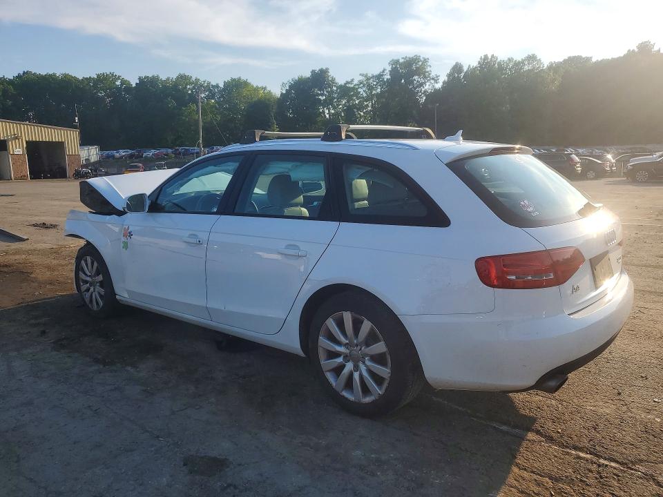 2012 Audi A4 VIN WAUSFAFL9CA001965 COPART salvage auction — FRONT END, Ny - Mv-907A Salvage Certificate, sold $325 on 2026-07-14 (photo 2)