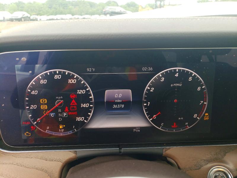 2020 Mercedes-benz E-klasse VIN WDDZF8EB8LA750412 COPART salvage auction — FRONT END, Ct - Cert Of Title-Salvage, sold $4,450 on 2026-07-14 (photo 9)