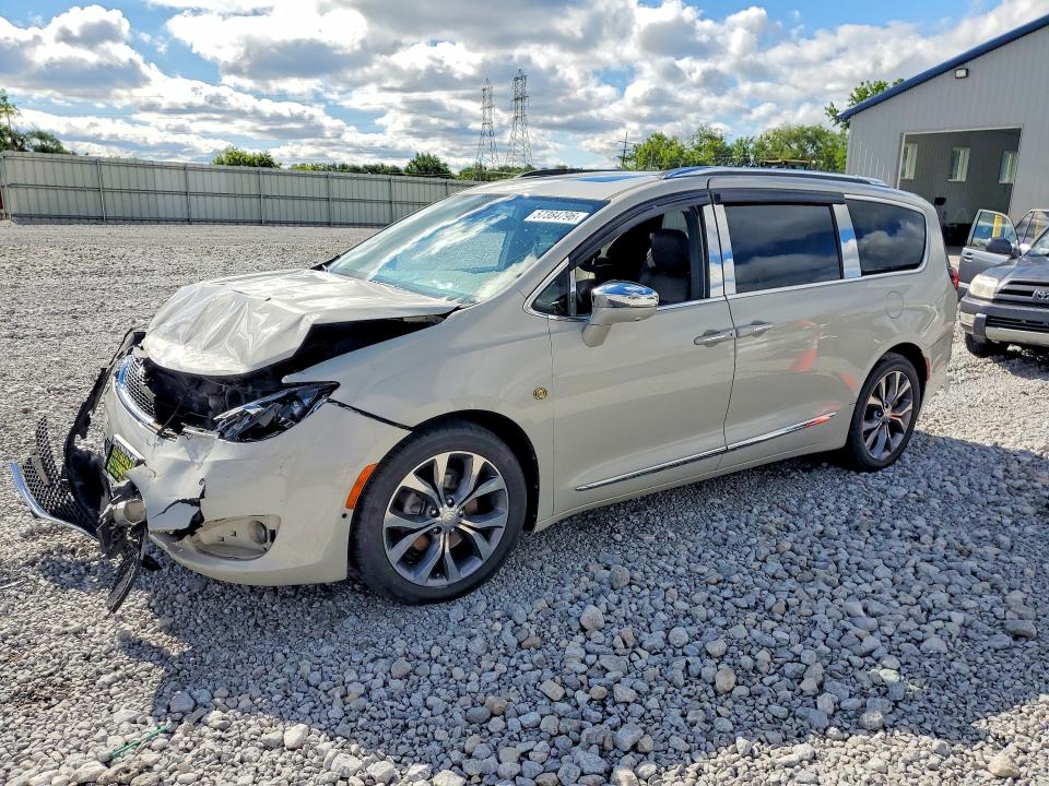 2017 Chrysler Pacifica VIN 2C4RC1GG4HR595508 COPART salvage auction — FRONT END, Oh - Cert Of Title-Salvage, sold $1,300 on 2026-07-17 (photo 1)
