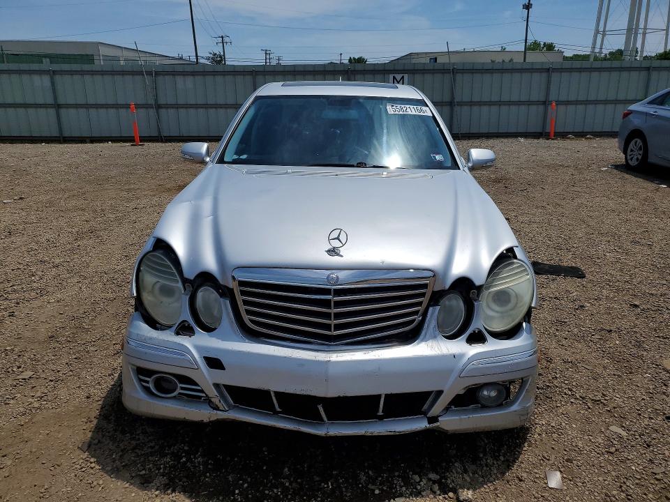 2008 Mercedes-benz E-class VIN WDBUF87X98B208684 COPART salvage auction — FRONT END, Il - Salvage Certificate, sold $375 on 2026-07-06 (photo 5)