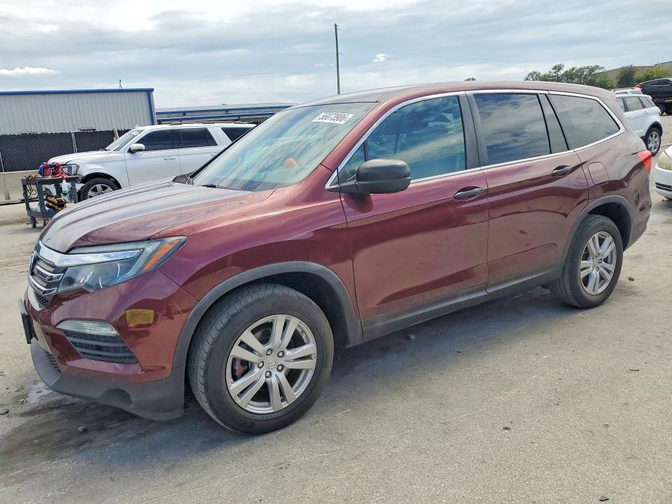 2018 Honda Pilot VIN 5FNYF6H11JB068635 COPART salvage auction — MINOR DENT/SCRATCHES, In - Certificate Of Title (P), sold $7,700 on 2026-07-02 (photo 1)