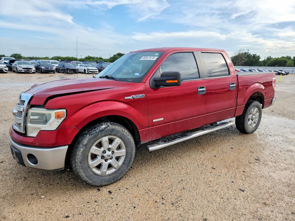 2014 Ford F-150 VIN 1FTFW1CTXEKE72593 COPART salvage auction — FRONT END, Tx - Salvage Vehicle Title, sold $2,750 on 2026-07-02 (photo 1)