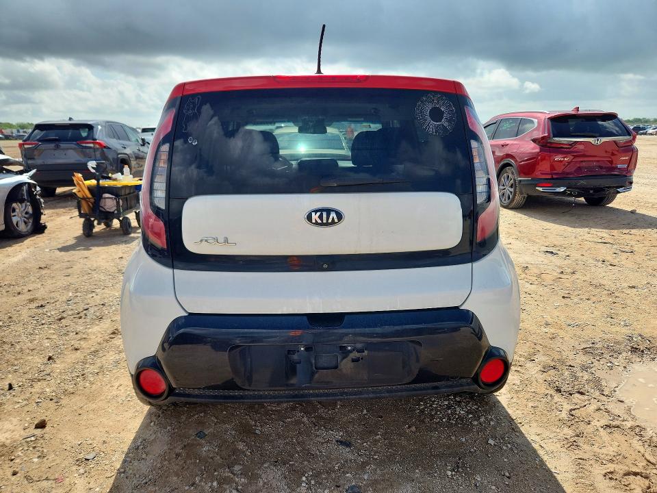 2016 Kia Soul VIN KNDJP3A58G7356712 COPART salvage auction — FRONT END, Tx - Salvage Vehicle Title, sold $10 on 2026-07-30 (photo 6)