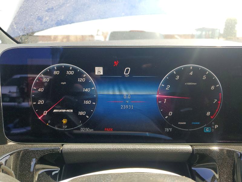 2024 Mercedes-benz Gla-klasse amg VIN W1N4N5BB6RJ609897 COPART salvage auction — SIDE, Ca - Salvage Certificate, sold $15,700 on 2026-07-08 (photo 9)