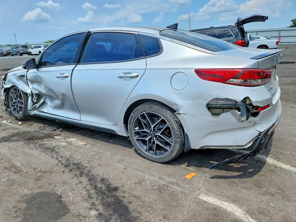 2019 Kia Optima VIN 5XXGW4L23KG355571 COPART salvage auction — SIDE, Fl - Cert Of Title Slvg Rebuildable, sold $1,500 on 2026-07-13 (photo 2)