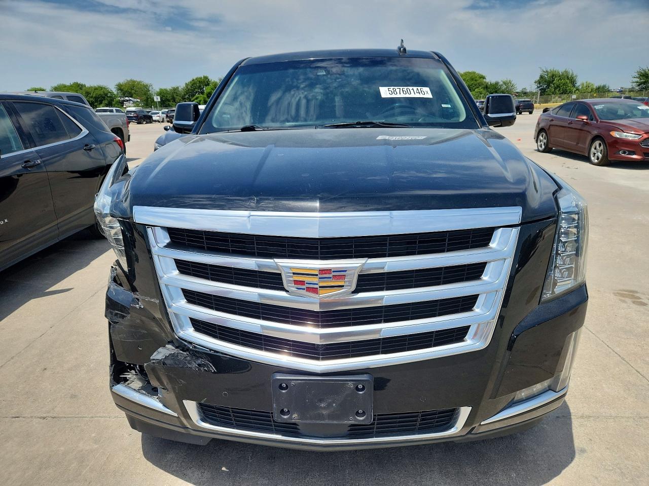 2016 Cadillac Escalade VIN 1GYS4CKJ9GR143873 COPART salvage auction — Front End, Sv - Salvage Title, sold $9,400 on 2026-07-09 (photo 5)