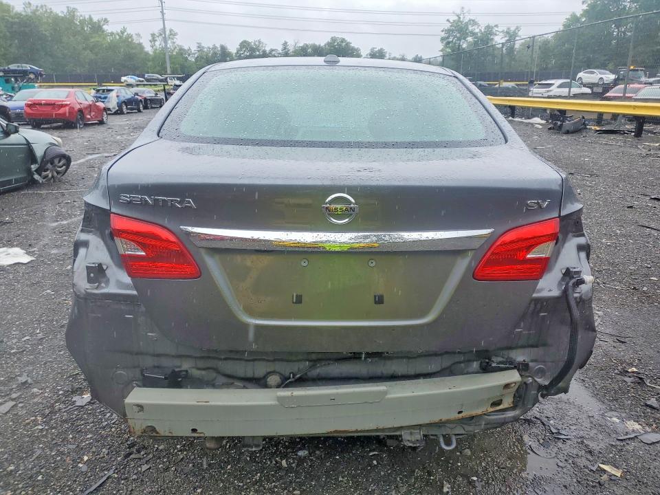 2019 Nissan Sentra VIN 3N1AB7AP3KY412928 COPART salvage auction — REAR END, MD - CERT OF SALVAGE > 75% DAMAGE, sold $950 on 2026-07-09 (photo 6)