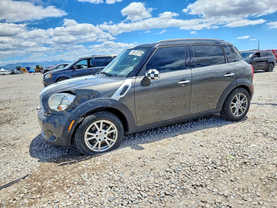 2012 Mini Cooper VIN WMWZB3C53CWM03141 COPART salvage auction — FRONT END, Ut - Salvage Certificate, sold $325 on 2026-07-31 (photo 1)