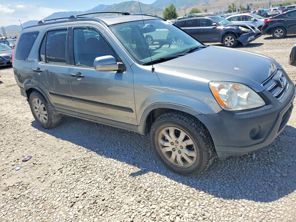 2006 Honda Cr-v VIN JHLRD78806C045349 COPART salvage auction — REAR END, Ut - Salvage Certificate, sold $1,100 on 2026-07-07 (photo 4)