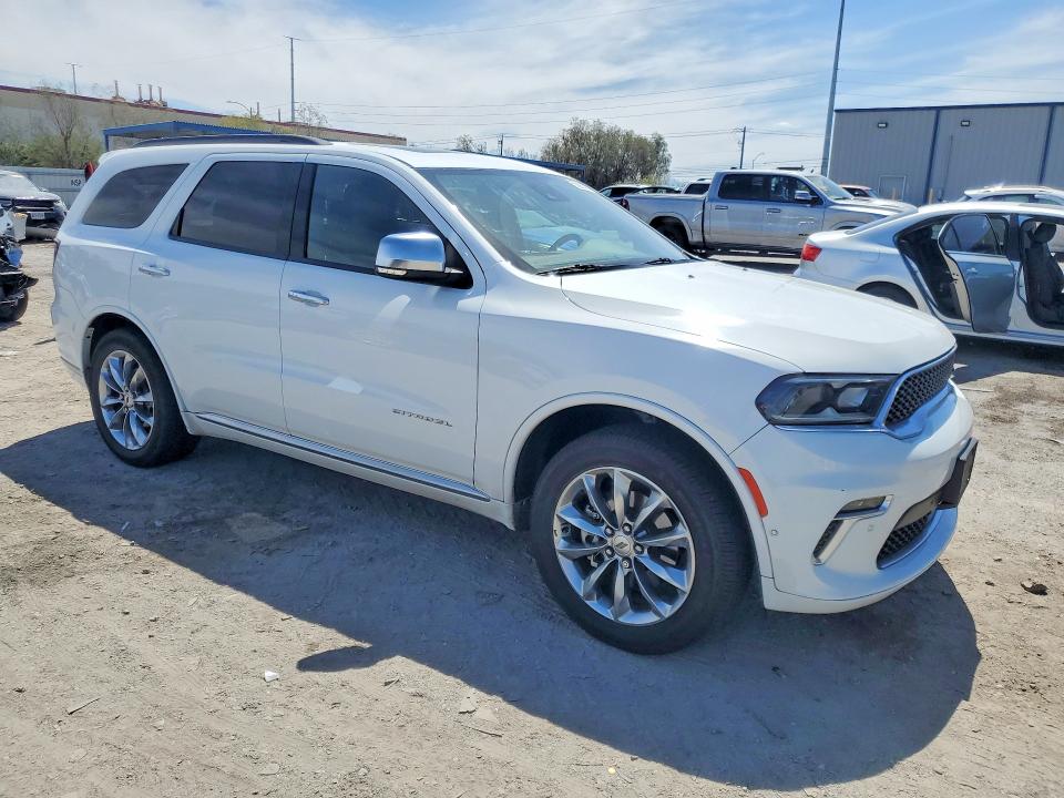 2022 Dodge Durango VIN 1C4SDJET5NC219032 COPART salvage auction — REAR END, Nv - Salvage Title, sold $15,900 on 2026-07-30 (photo 4)