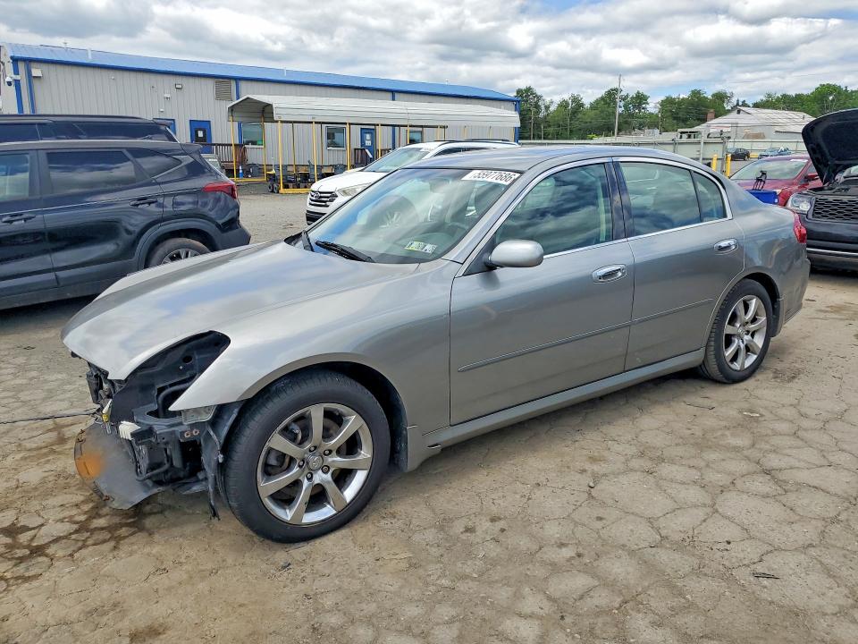 2006 Infiniti G35 VIN JNKCV51F76M616714 COPART salvage auction — FRONT END, PA - CERTIFICATE OF SALVAGE, sold $400 on 2026-07-21 (photo 1)