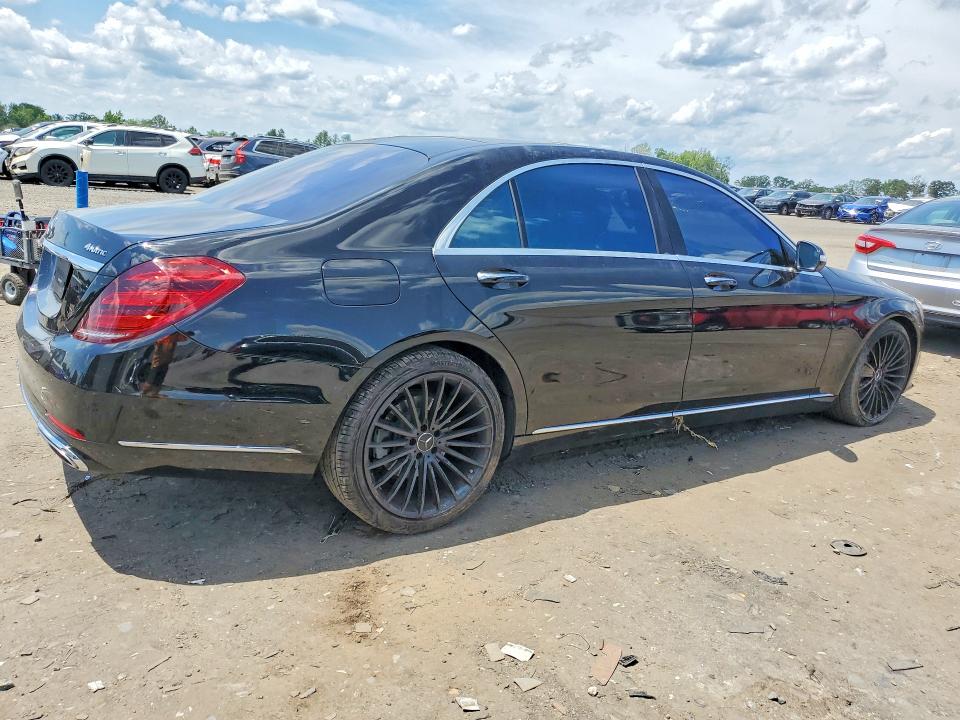 2018 Mercedes-benz S-klasse VIN WDDUG6EBXJA371095 COPART salvage auction — FRONT END, Va - Cert Of Title - Salvage, sold $500 on 2026-07-29 (photo 3)