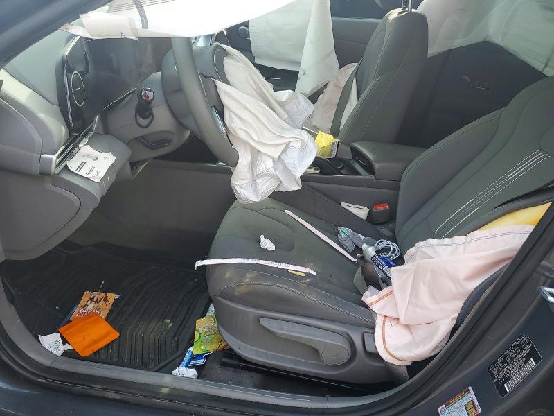 2024 Hyundai Elantra VIN KMHLM4DGXRU655879 COPART salvage auction — FRONT END, Nj - Cert Of Title-Salvage, sold $3,700 on 2026-07-31 (photo 7)