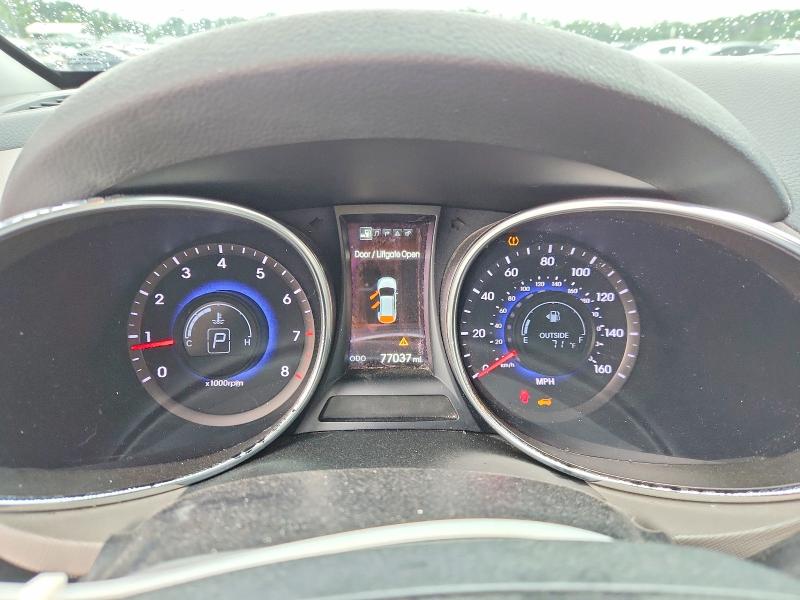 2016 Hyundai Santa fe VIN 5XYZU3LB7GG332869 COPART salvage auction — SIDE, Ga - Cert Of Title-Salvage, sold $1,900 on 2026-07-21 (photo 9)