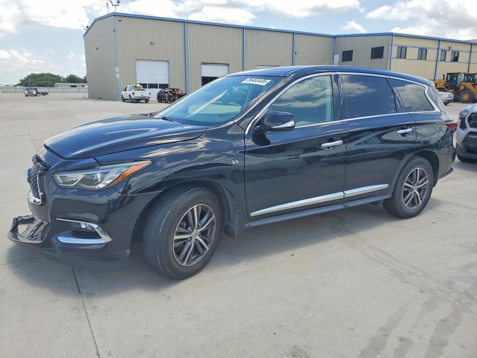 2019 Infiniti Qx60 VIN 5N1DL0MN5KC534249 COPART salvage auction — FRONT END, Tx - Certificate Of Title, sold $2,000 on 2026-07-09 (photo 1)