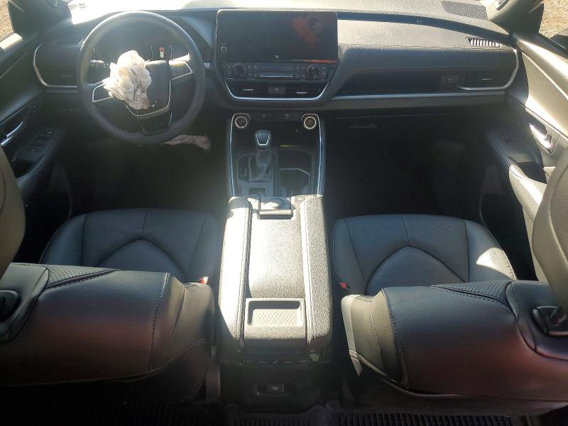 2025 Toyota Highlander VIN 5TDACAB5XSS038684 COPART salvage auction — FRONT END, Md - Cert Of Salvage > 75% Damage, sold $27,250 on 2026-07-28 (photo 8)
