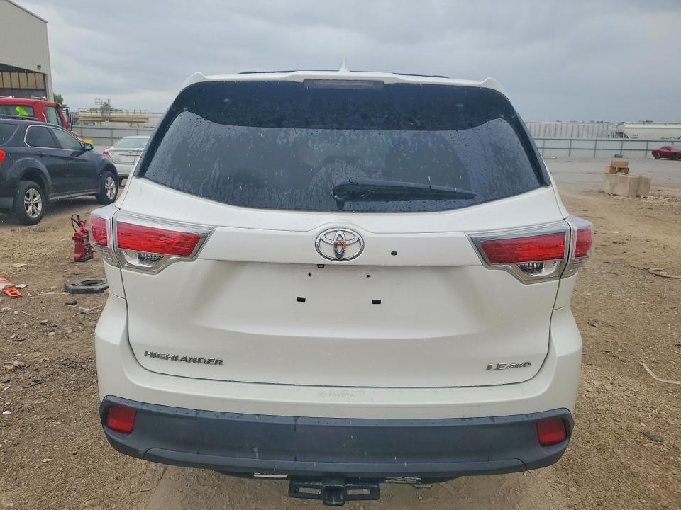 2014 Toyota VIN 5TDBKRFH5ES064558 COPART salvage auction — FRONT END, Ks - Cert Of Title-Salvage, sold $5,300 on 2026-07-16 (photo 6)