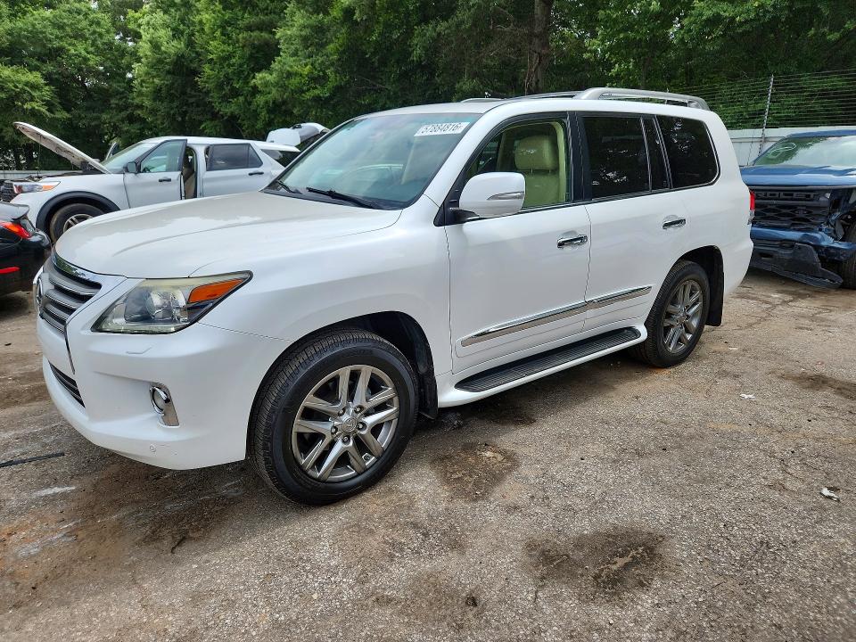 2013 Lexus Lx 570 VIN JTJHY7AX0D4101776 COPART salvage auction — REAR END, Ga - Cert Of Title-Salvage, sold $20,100 on 2026-07-24 (photo 1)