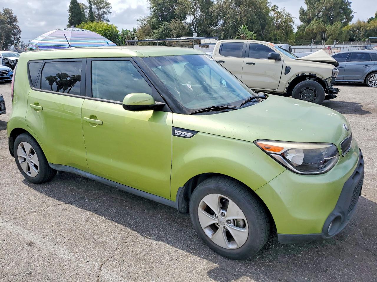 2015 Kia Soul VIN KNDJN2A20F7750824 COPART salvage auction — Vandalized, CA - SALVAGE CERTIFICATE, sold $1,150 on 2026-07-10 (photo 4)