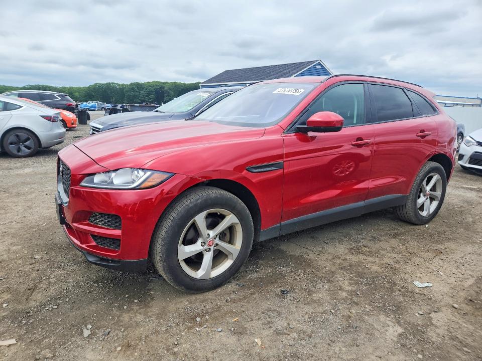 2018 Jaguar F-pace VIN SADCJ2FX7JA267100 COPART salvage auction — REAR END, Ma - Cert Of Title-Salvage, sold $3,850 on 2026-07-15 (photo 1)