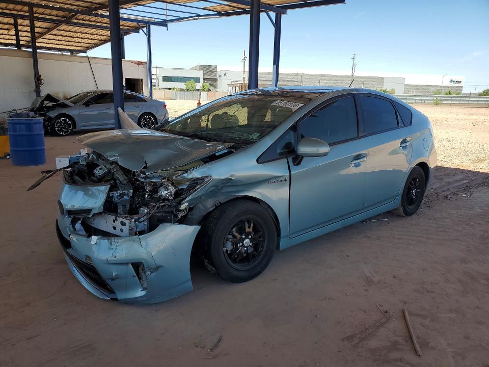 2015 Toyota Prius VIN JTDKN3DU5F1946056 COPART salvage auction — FRONT END, Az - Cert Of Title - Salvage, sold $1,600 on 2026-07-14 (photo 1)