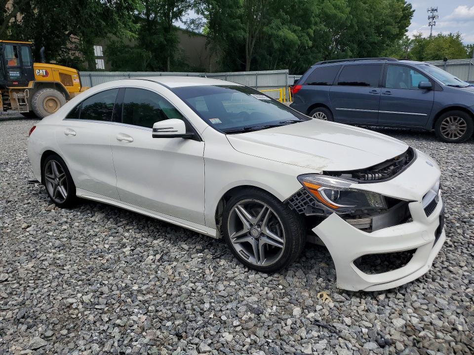 2014 Mercedes-benz Cla-klasse VIN WDDSJ4GB2EN110570 COPART salvage auction — FRONT END, Salvage Title, sold $2,600 on 2026-08-20 (photo 4)