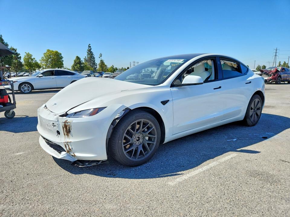 2024 Tesla Model 3 VIN 5YJ3E1EB9RF807081 — COPART salvage auction photo