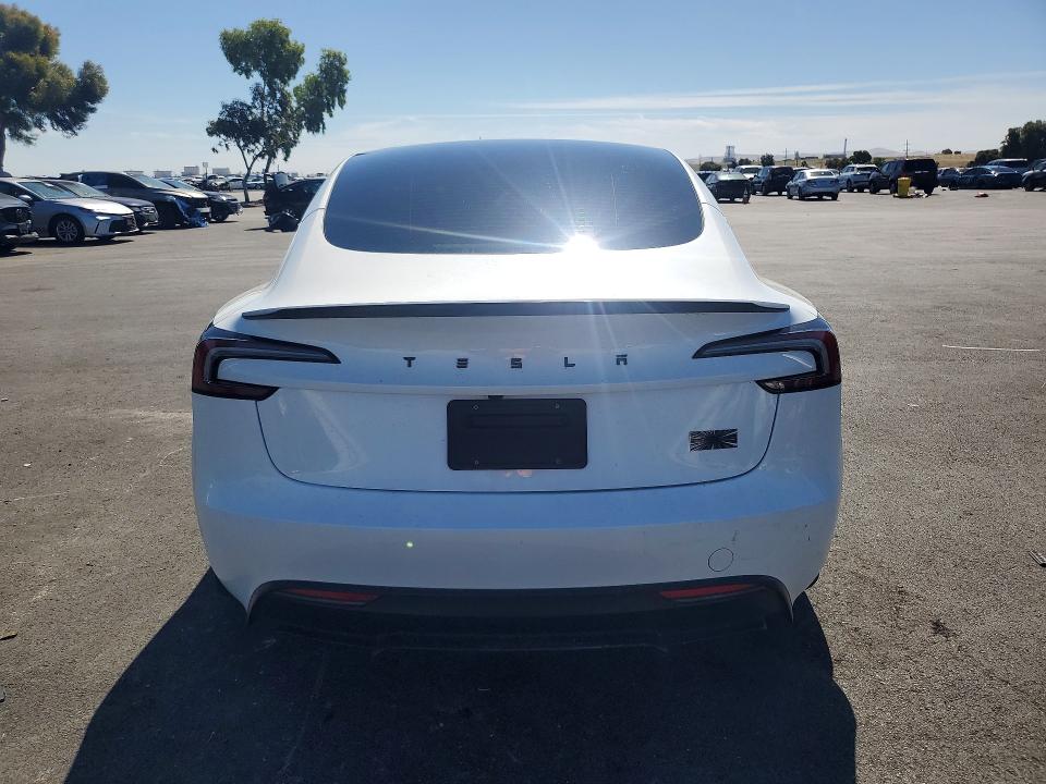 2024 Tesla VIN 5YJ3E1ET1RF827771 COPART salvage auction — SIDE, Ca - Salvage Certificate, sold $12,200 on 2026-07-27 (photo 6)