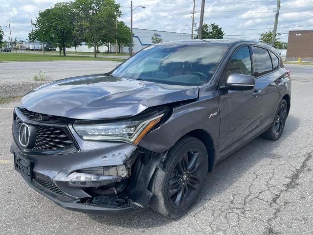 2021 Acura Rdx VIN 5J8TC2H6XML803557 COPART salvage auction — FRONT END, On - Permit Salvage (P), sold $11,900 on 2026-07-21 (photo 2)