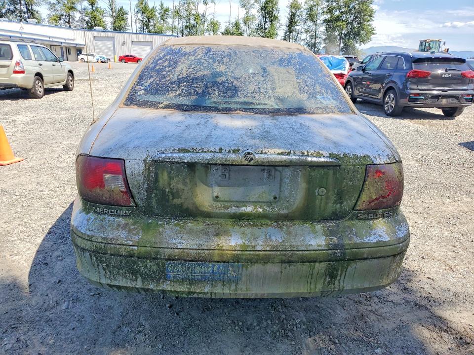 2002 Mercury Sable VIN 1MEFM50U02G640314 COPART salvage auction — MINOR DENT/SCRATCHES, Wa - Vehicle Cert Of Ownership-Titl, sold $250 on 2026-07-20 (photo 6)