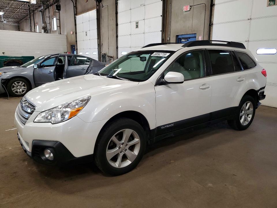 2014 Subaru Outback VIN 4S4BRCCC1E3269731 COPART salvage auction — REAR END, Mn - Cert Of Title-Salvage, sold $2,950 on 2026-07-02 (photo 1)
