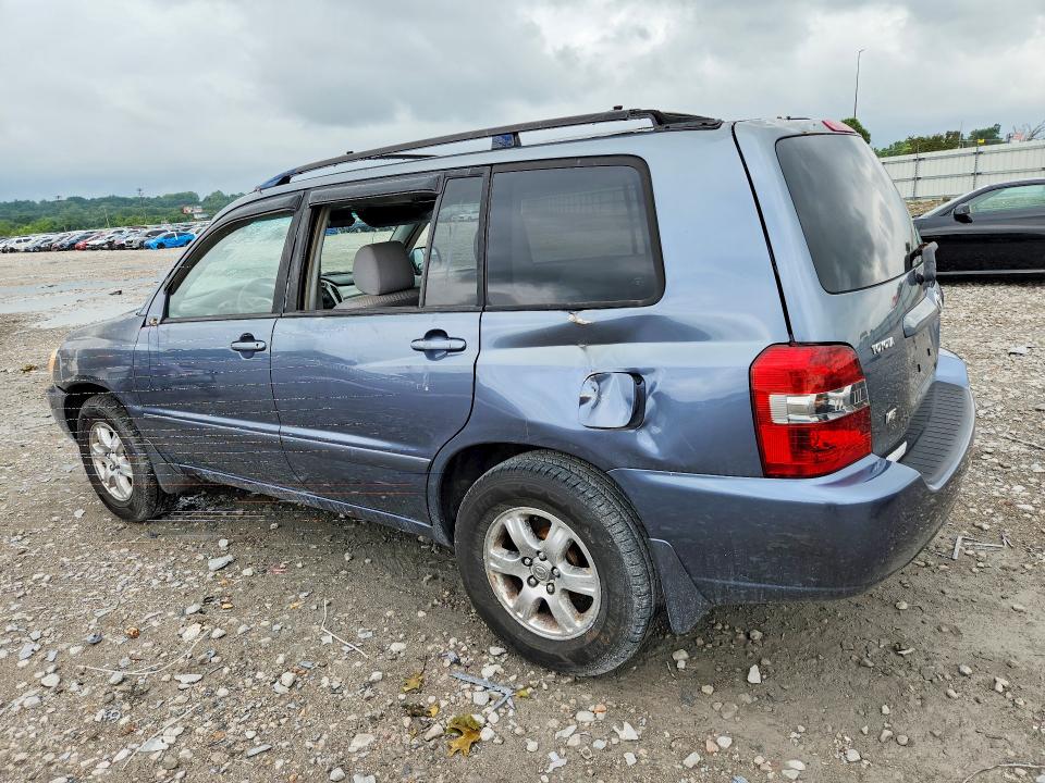 2006 Toyota Highlander VIN JTEDP21A760118650 COPART salvage auction — ROOF, IL - SALVAGE CERTIFICATE, sold $450 on 2026-07-29 (photo 2)