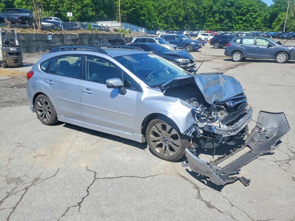 2016 Subaru Impreza VIN JF1GPAP69G8227487 COPART salvage auction — FRONT END, NY - MV-907A SALVAGE CERTIFICATE, sold $350 on 2026-07-02 (photo 4)