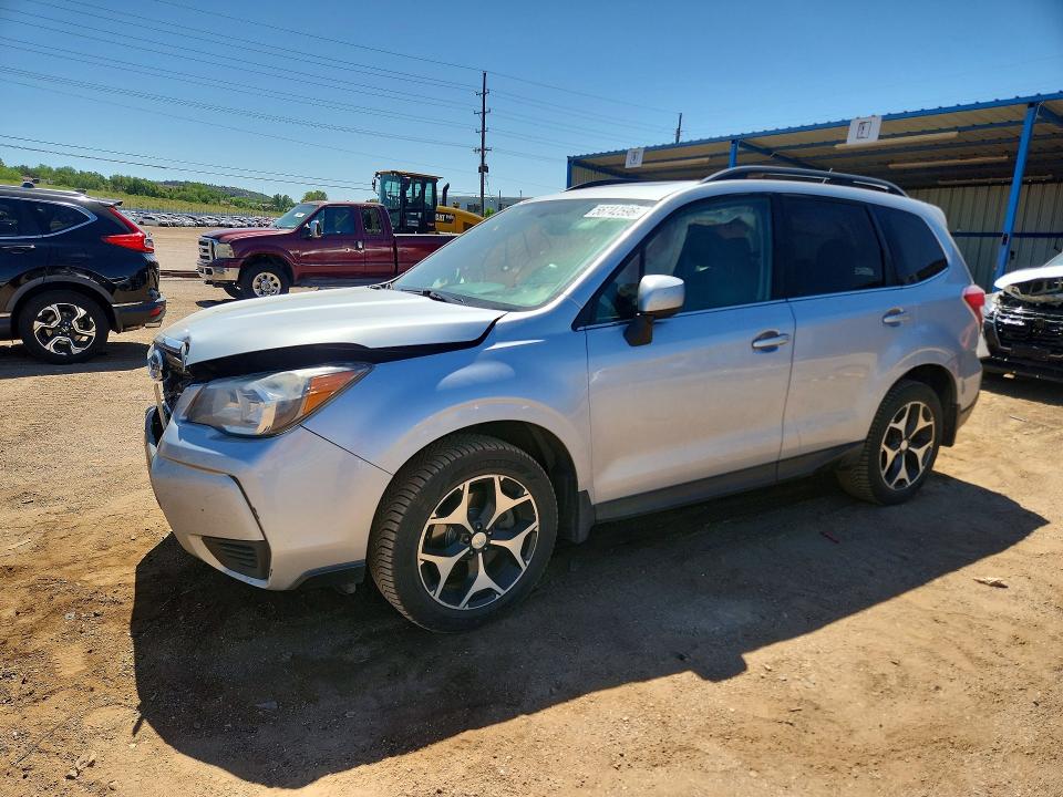 2015 Subaru Forester VIN JF2SJGDC8FH519893 COPART salvage auction — FRONT END, Co - Salvage Title, sold $825 on 2026-07-08 (photo 1)