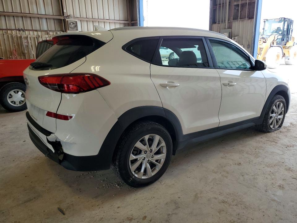 2021 Hyundai Tucson VIN KM8J33A42MU293943 COPART salvage auction — FRONT END, Tx - Salvage Vehicle Title, sold $5,200 on 2026-07-17 (photo 3)