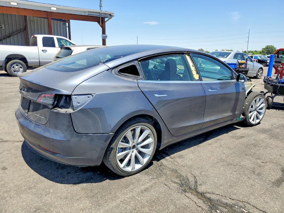 2020 Tesla Model 3 VIN 5YJ3E1EB7LF620137 COPART salvage auction — FRONT END, Co - Public - Salvage Title, sold $6,200 on 2026-08-27 (photo 3)