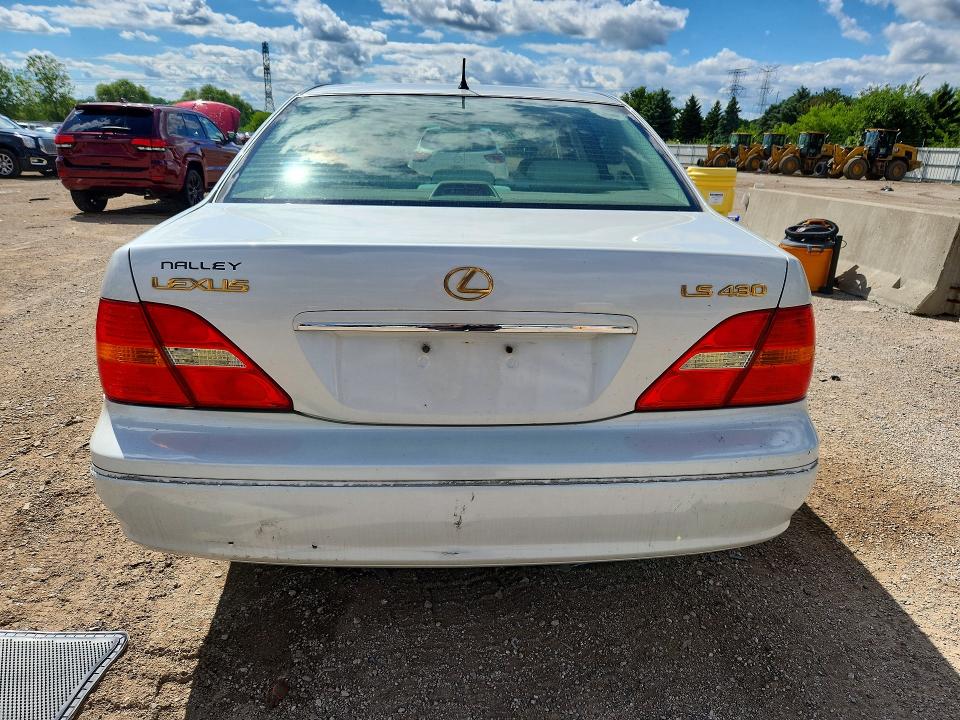 2001 Lexus Ls VIN JTHBN30F710047008 COPART salvage auction — HAIL, IL - SALVAGE CERTIFICATE, sold $400 on 2026-07-30 (photo 6)