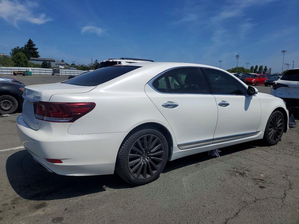 2013 Lexus Ls 460 VIN JTHCL5EF0D5017693 COPART salvage auction — SIDE, Wv - Dis/Dlr/Exp Only Clean Title (P), sold $2,550 on 2026-07-31 (photo 3)