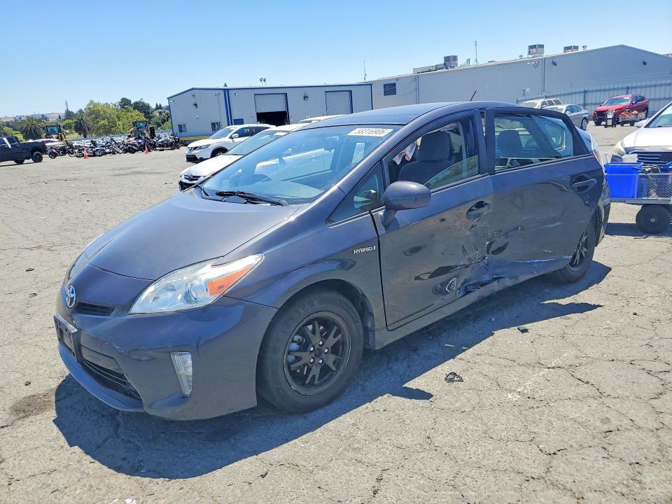 2012 Toyota Prius VIN JTDKN3DU0C5385575 COPART salvage auction — SIDE, Ca - Salvage Certificate, sold $15 on 2026-07-31 (photo 1)