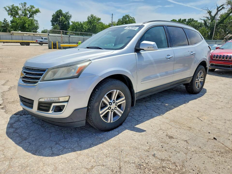 2017 Chevrolet Traverse VIN 1GNKRGKD1HJ293606 COPART salvage auction — HAIL, Ks - Cert Of Title-Salvage, sold $750 on 2026-07-22 (photo 1)