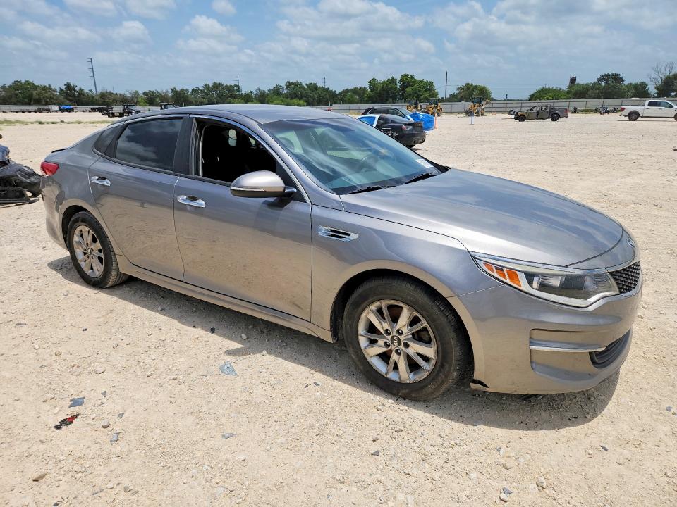 2016 Kia Optima VIN 5XXGT4L36GG032477 COPART salvage auction — MECHANICAL, Tx - Certificate Of Title, sold $625 on 2026-07-02 (photo 4)