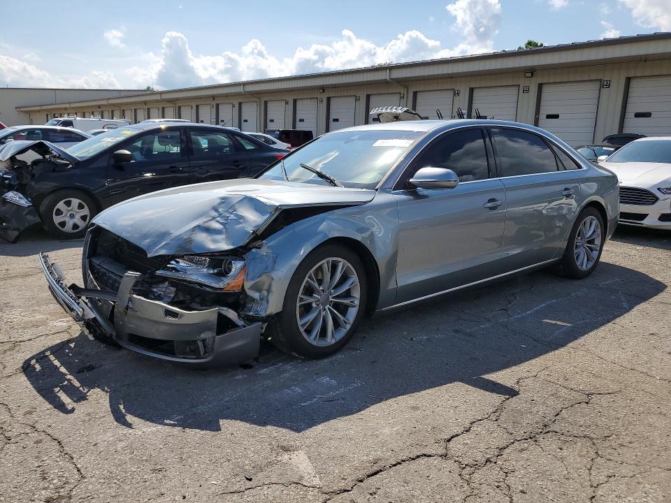 2011 Audi A8 VIN WAURVAFD1BN019958 COPART salvage auction — FRONT END, KY - CERT OF TITLE-SALVAGE (P), sold $550 on 2026-07-02 (photo 1)