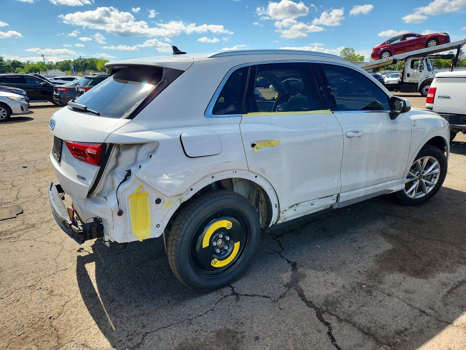2024 Audi Q3 VIN WA1DECF35R1137538 COPART salvage auction — ALL OVER, Ct - Cert Of Title-Salvage, sold $8,600 on 2026-07-31 (photo 3)